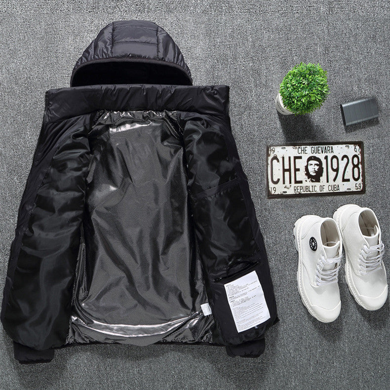 Heated USB Electric Jacket – Winter Thermal Cotton Coat for Men