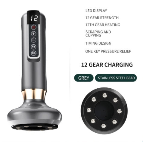 Fat Burning Vacuum Massager – Electric Cupping & Body Gua Sha To