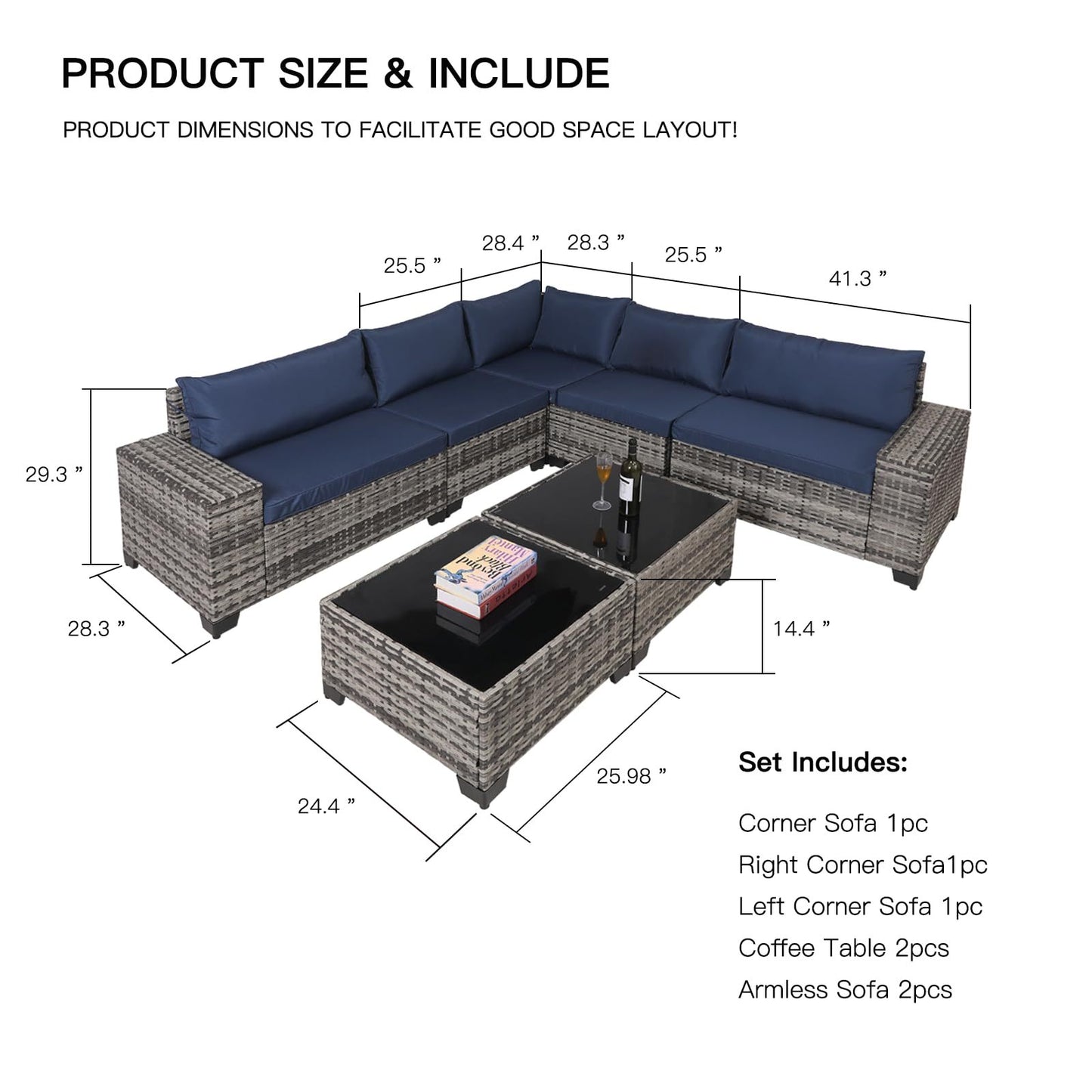 All-Weather Patio Conversation Set