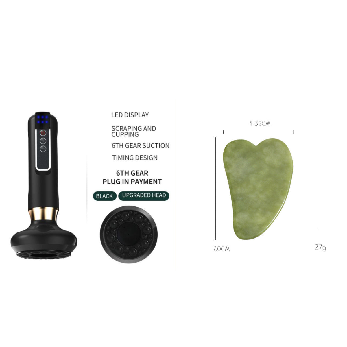 Fat Burning Vacuum Massager – Electric Cupping & Body Gua Sha To