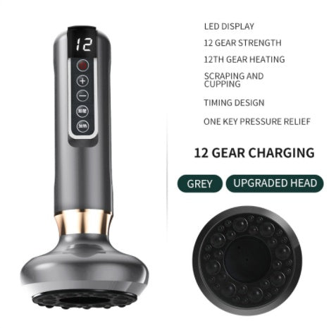 Fat Burning Vacuum Massager – Electric Cupping & Body Gua Sha To