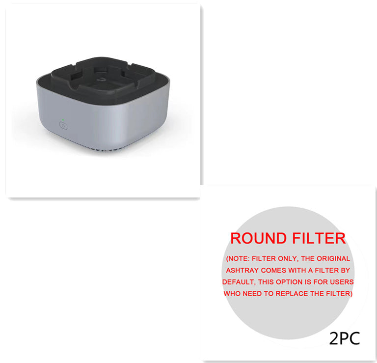 Smoke Removal Air Purification Ashtray – Automatic Anion Purifier for Home & Car