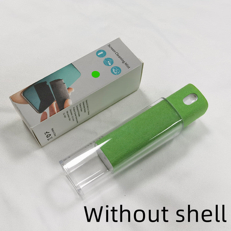 Portable Screen Cleaning Artifact – Spray Bottle with Integrated Wipe