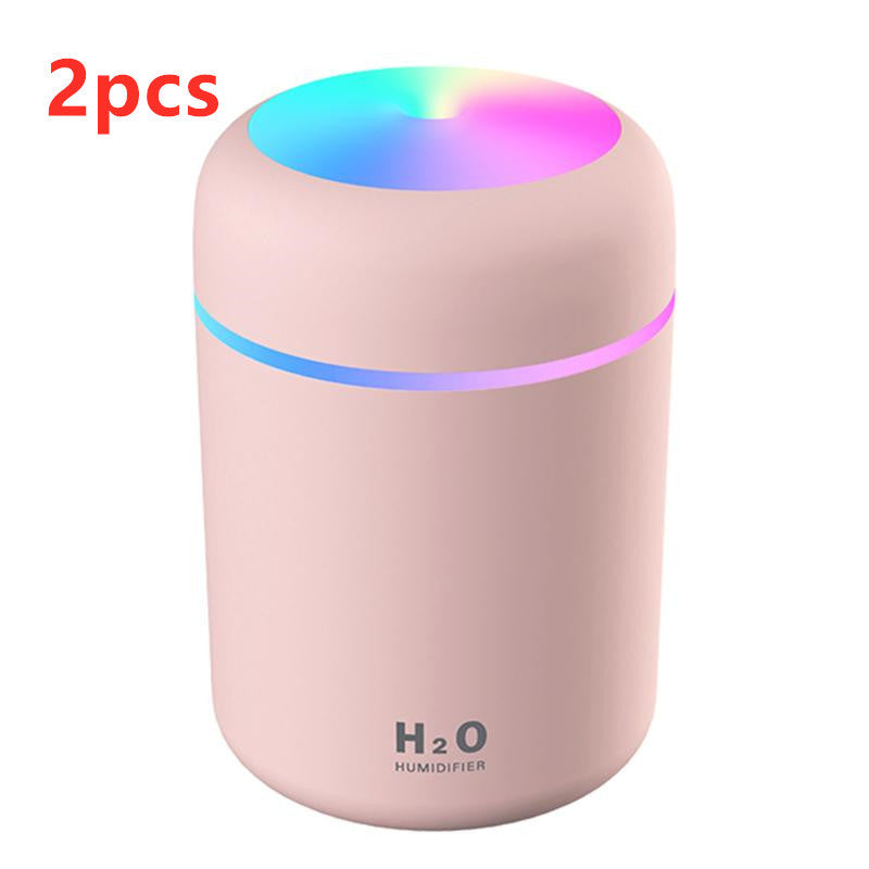 USB Mini Humidifier – Silent Large Fog Desk Atomizer