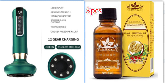 Fat Burning Vacuum Massager – Electric Cupping & Body Gua Sha To