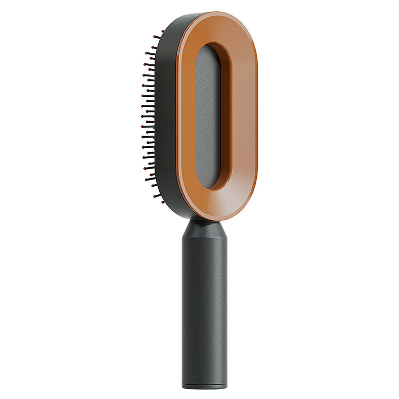 Self-Cleaning Hair Brush with Scalp Massage