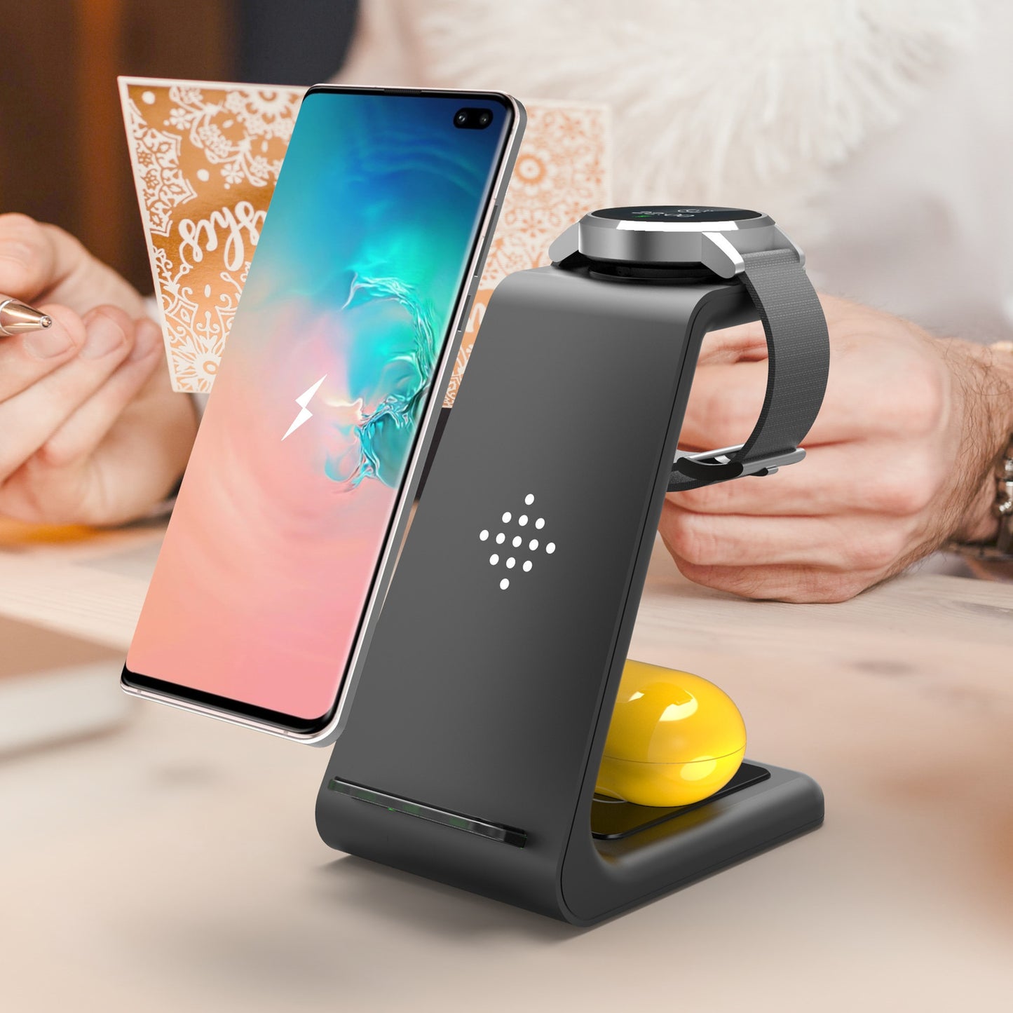 Wireless Charging Stand for Phone & Accessories
