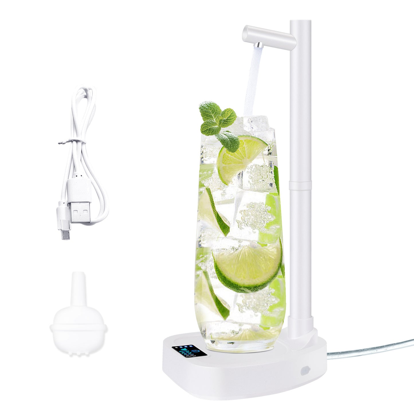 Automatic Water Dispenser with Stand – Rechargeable Bottle Pump with Extension Tube