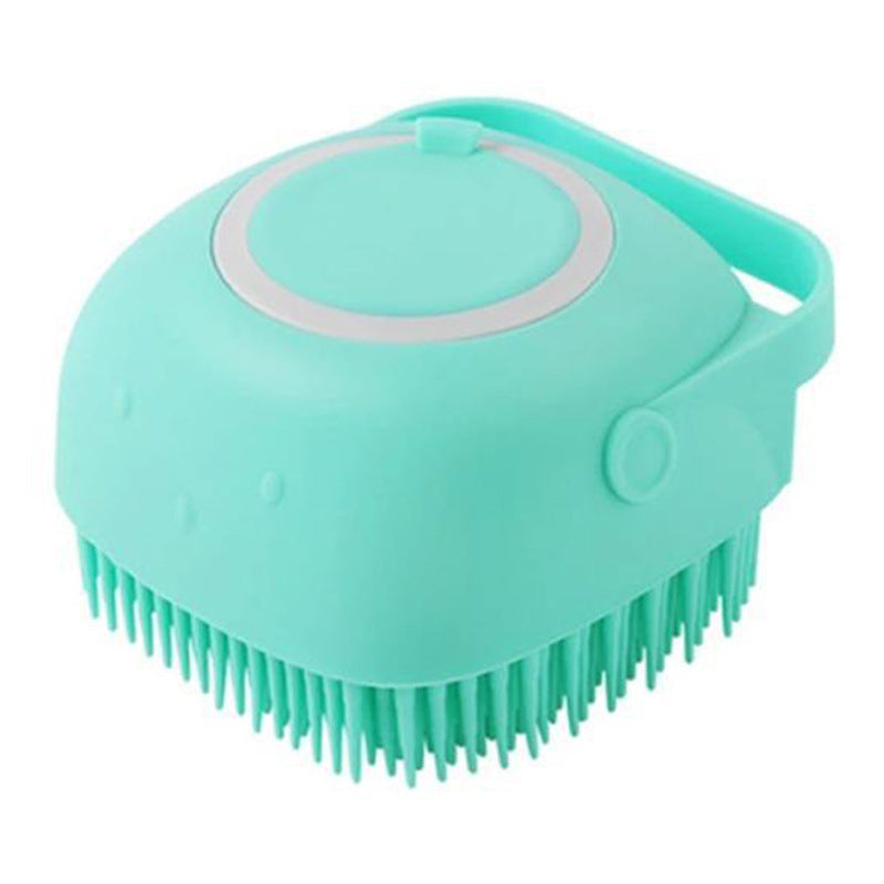 Silicone Pet Bath & Grooming Glove with Shampoo Dispenser