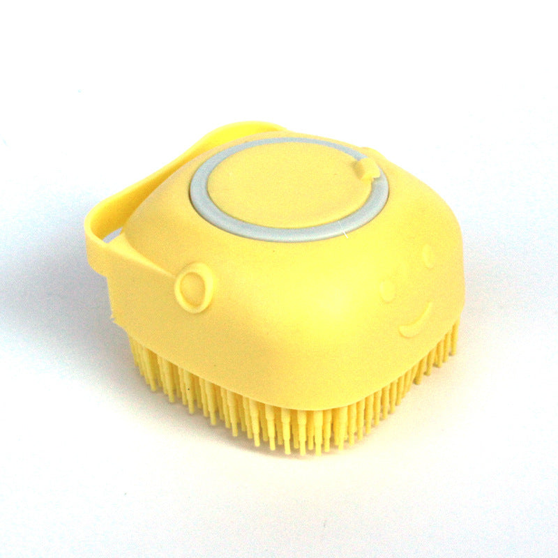 Silicone Pet Bath & Grooming Glove with Shampoo Dispenser