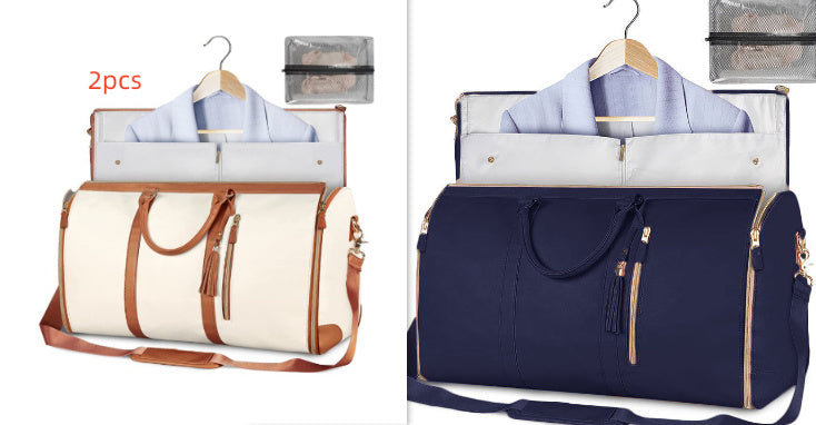 Women’s Large Travel Duffle Bag – Foldable Waterproof Tote & Suit Carrier