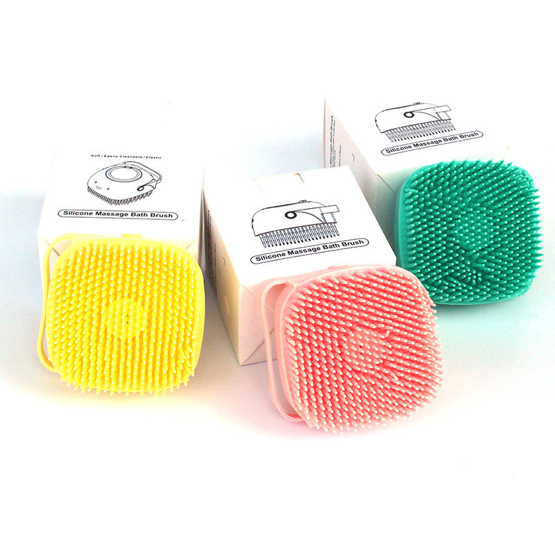 Silicone Pet Bath & Grooming Glove with Shampoo Dispenser