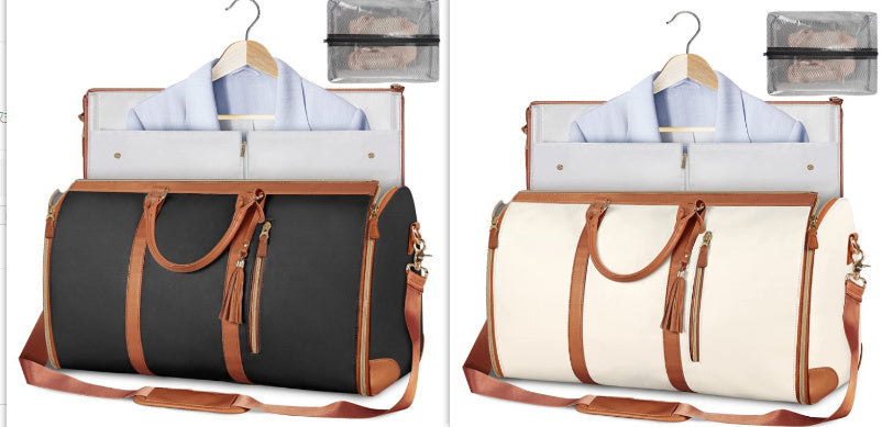 Women’s Large Travel Duffle Bag – Foldable Waterproof Tote & Suit Carrier