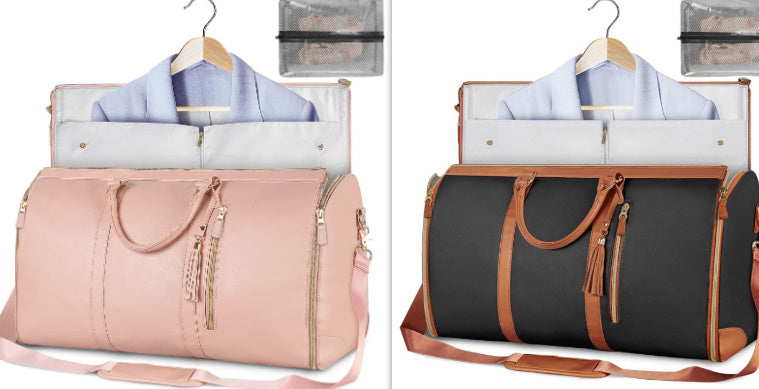 Women’s Large Travel Duffle Bag – Foldable Waterproof Tote & Suit Carrier