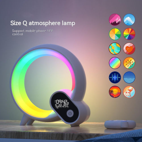 Q Light Sunrise Alarm Clock – Analog Digital Display with Bluetooth Audio