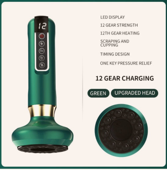 Fat Burning Vacuum Massager – Electric Cupping & Body Gua Sha To