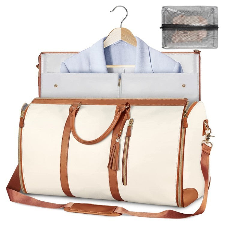 Women’s Large Travel Duffle Bag – Foldable Waterproof Tote & Suit Carrier