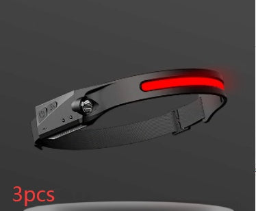 COB LED Induction Headlamp – USB Rechargeable Waterproof Camping & Hunting Light