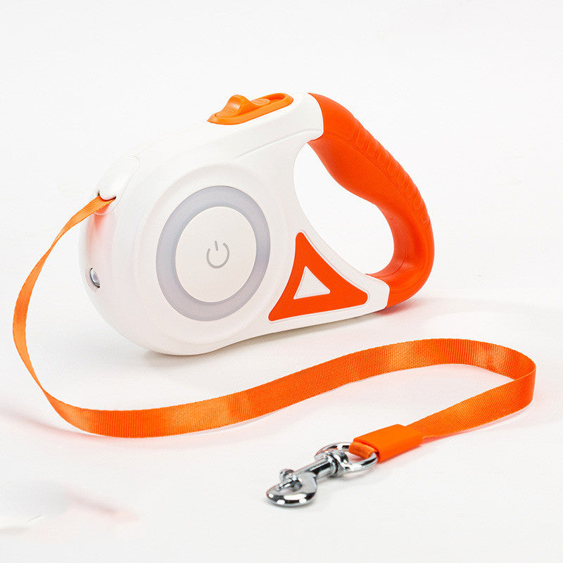Retractable Dog Leash with Collar – Spotlight Automatic Pet Lead