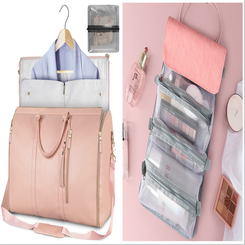 Women’s Large Travel Duffle Bag – Foldable Waterproof Tote & Suit Carrier
