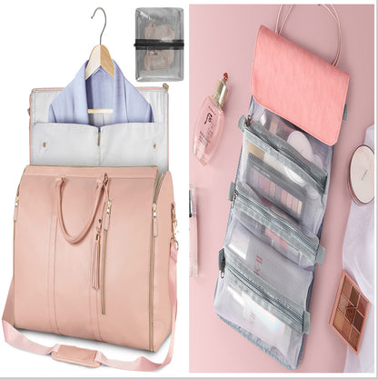 Women’s Large Travel Duffle Bag – Foldable Waterproof Tote & Suit Carrier