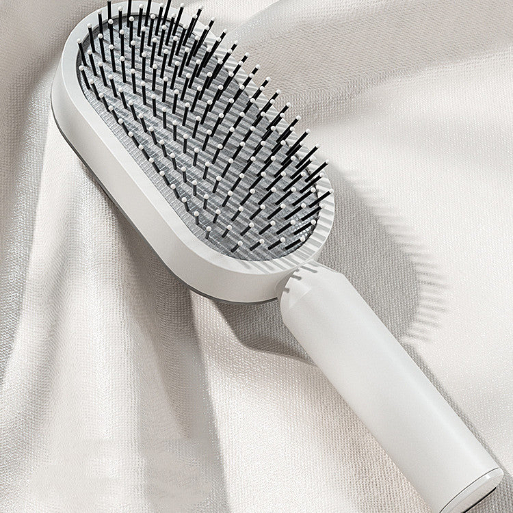 Self-Cleaning Hair Brush with Scalp Massage