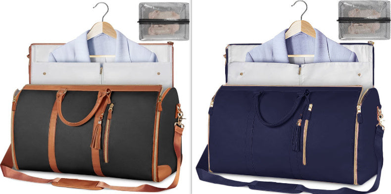 Women’s Large Travel Duffle Bag – Foldable Waterproof Tote & Suit Carrier