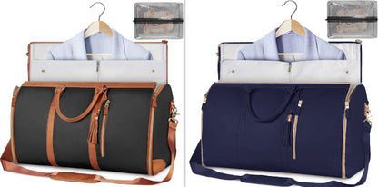Women’s Large Travel Duffle Bag – Foldable Waterproof Tote & Suit Carrier