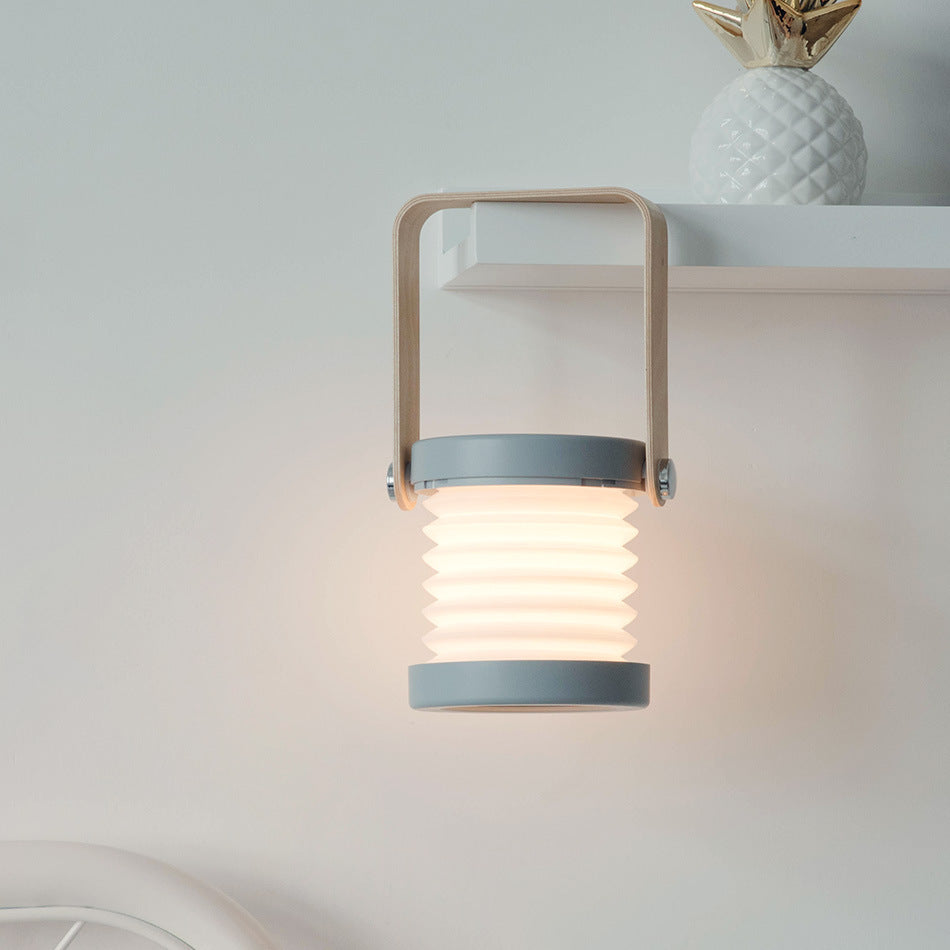Foldable Touch Dimmable LED Night Light – Portable USB Rechargeable Lantern Lamp