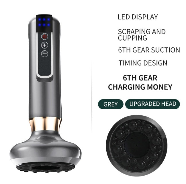 Fat Burning Vacuum Massager – Electric Cupping & Body Gua Sha To