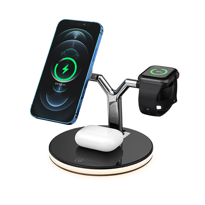 3-in-1 Magnetic Wireless Charger – 15W Fast Charging Station for Apple Devices