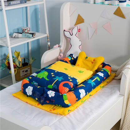 Foldable Portable Baby Crib – Anti-Pressure Newborn Travel Bed