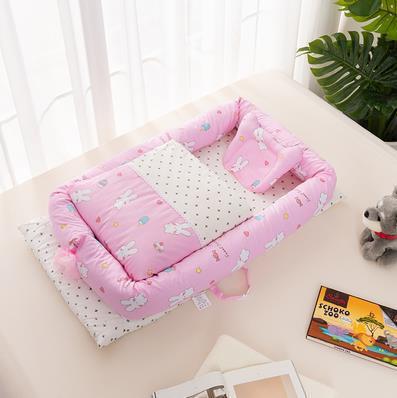 Foldable Portable Baby Crib – Anti-Pressure Newborn Travel Bed