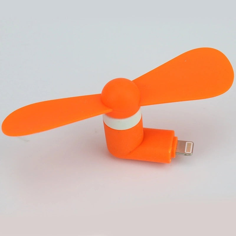 Compatible with Apple , Mobile Phone Mini Fan Android Portable Mobile Phone Mini Fan