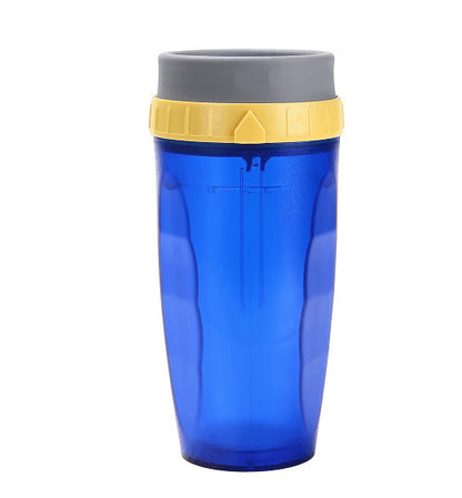 No-Cover Twist Travel Cup – Double Insulated Portable Tumbler with Straw for Kids & Adults