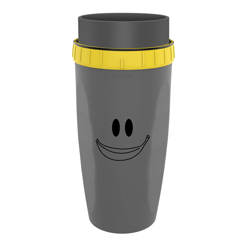 No-Cover Twist Travel Cup – Double Insulated Portable Tumbler with Straw for Kids & Adults