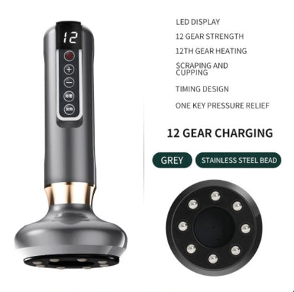 Fat Burning Vacuum Massager – Electric Cupping & Body Gua Sha To