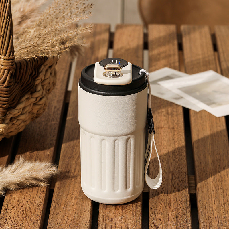 Smart Digital Thermal Bottle – 450ml Insulated Stainless Steel Flask