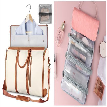 Women’s Large Travel Duffle Bag – Foldable Waterproof Tote & Suit Carrier