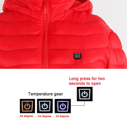 Heated USB Electric Jacket – Winter Thermal Cotton Coat for Men