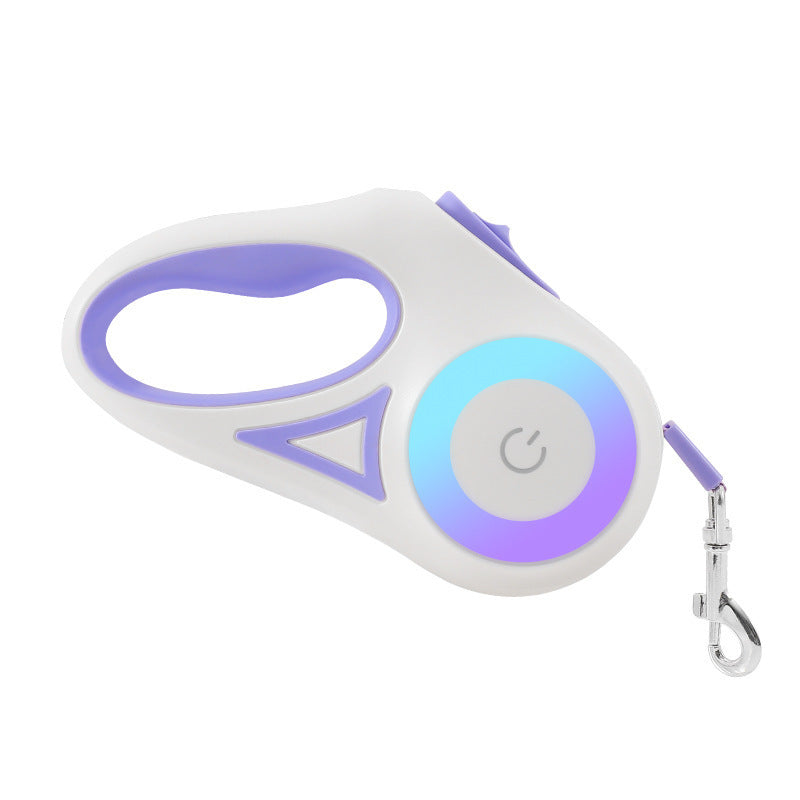Retractable Dog Leash with Collar – Spotlight Automatic Pet Lead