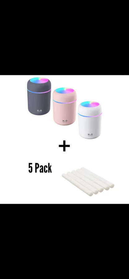 USB Mini Humidifier – Silent Large Fog Desk Atomizer