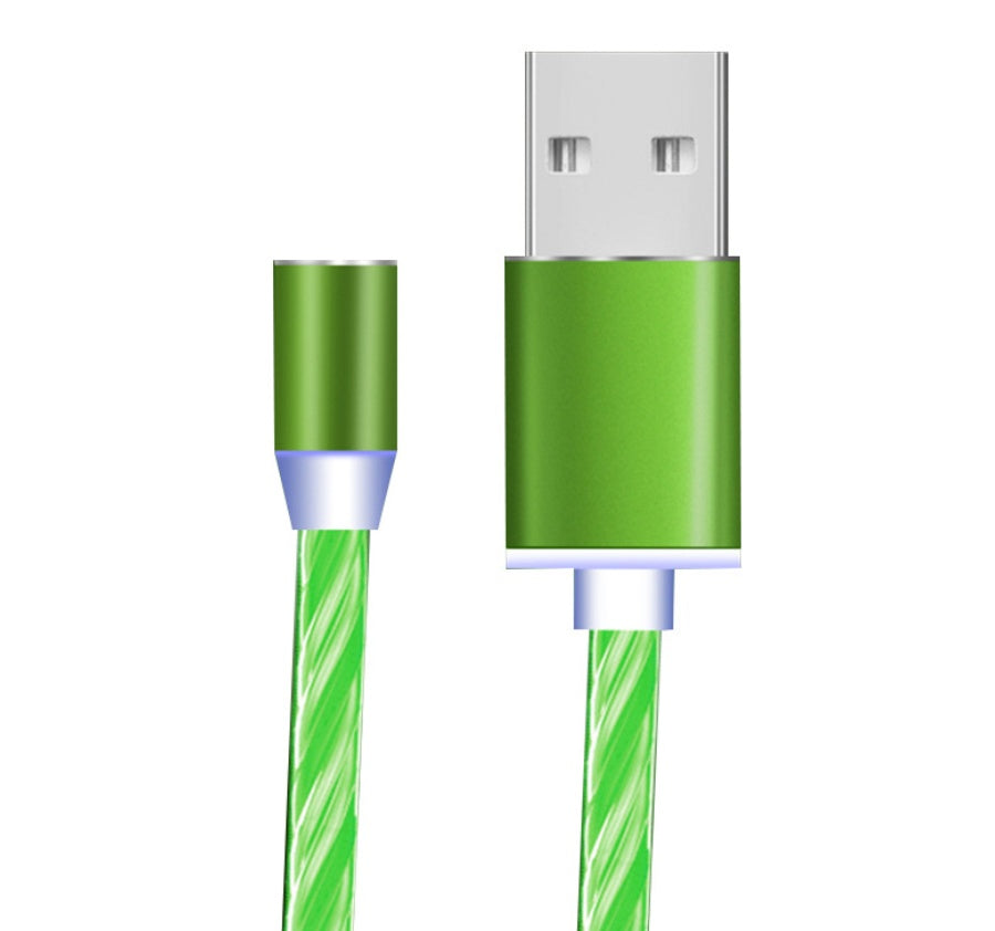 Flowing Light Magnetic Data Cable – iPhone/Android/Type-C