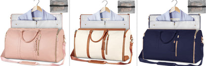 Women’s Large Travel Duffle Bag – Foldable Waterproof Tote & Suit Carrier