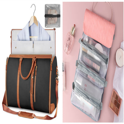 Women’s Large Travel Duffle Bag – Foldable Waterproof Tote & Suit Carrier