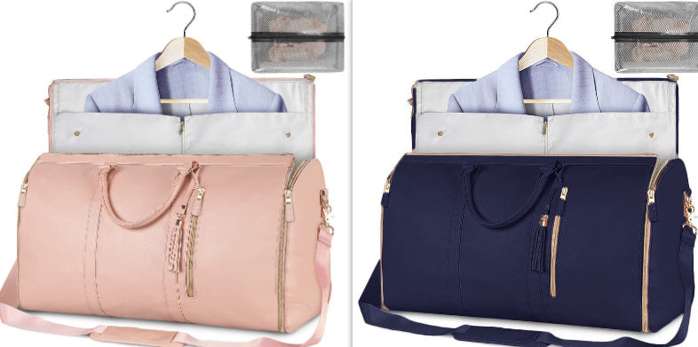 Women’s Large Travel Duffle Bag – Foldable Waterproof Tote & Suit Carrier