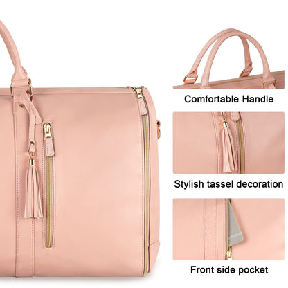 Women’s Large Travel Duffle Bag – Foldable Waterproof Tote & Suit Carrier