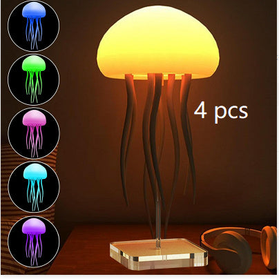LED Jellyfish Mood Lamp – Smart Night Light & Table Decoration