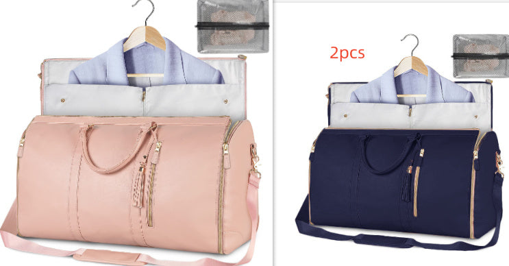Women’s Large Travel Duffle Bag – Foldable Waterproof Tote & Suit Carrier
