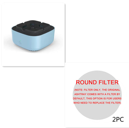 Smoke Removal Air Purification Ashtray – Automatic Anion Purifier for Home & Car